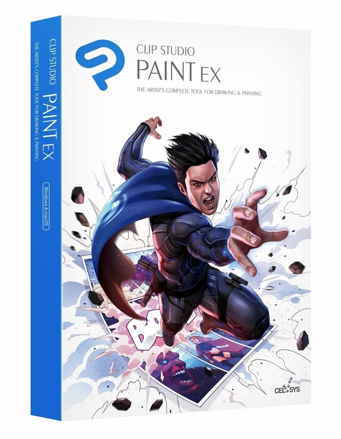 Clip Studio Paint EX V. 1 Win/Mac - Premium Edition  -  Retail Box