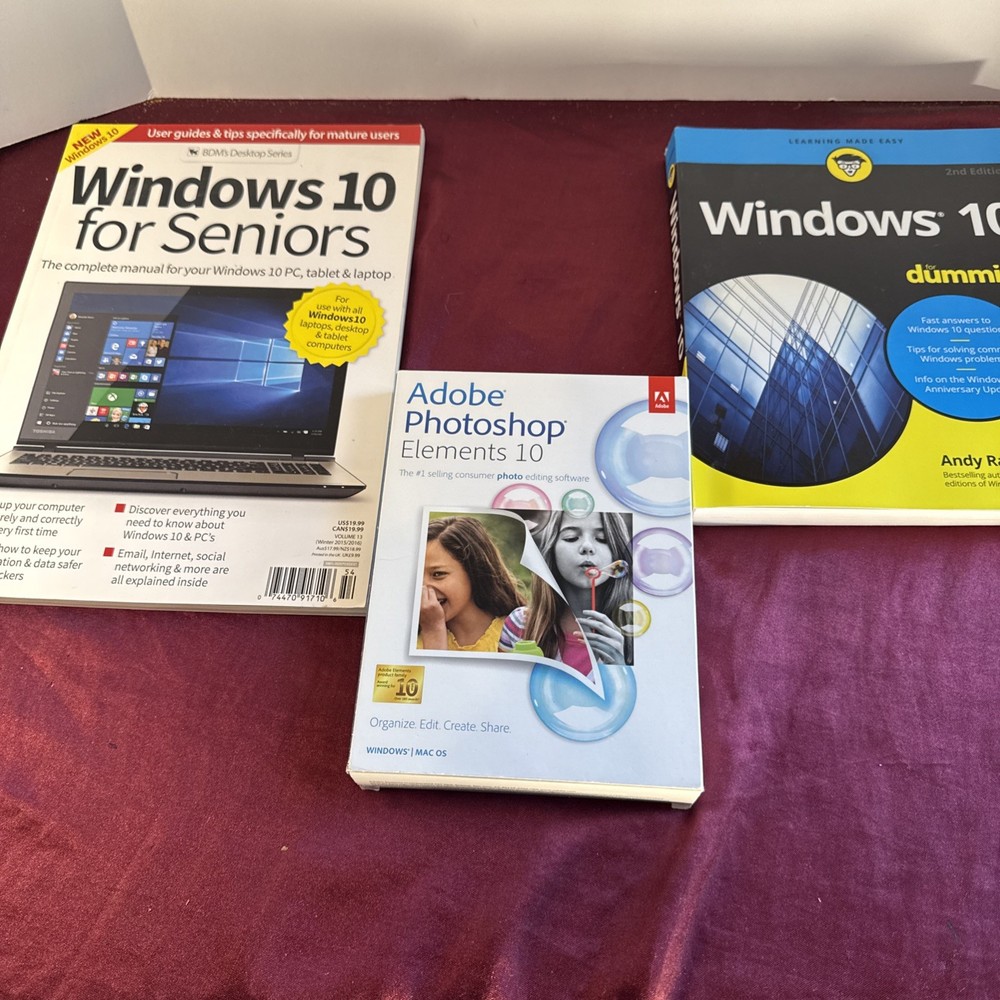 Adobe Photoshop Elements 10 Win/Mac With Two Bonus Books
