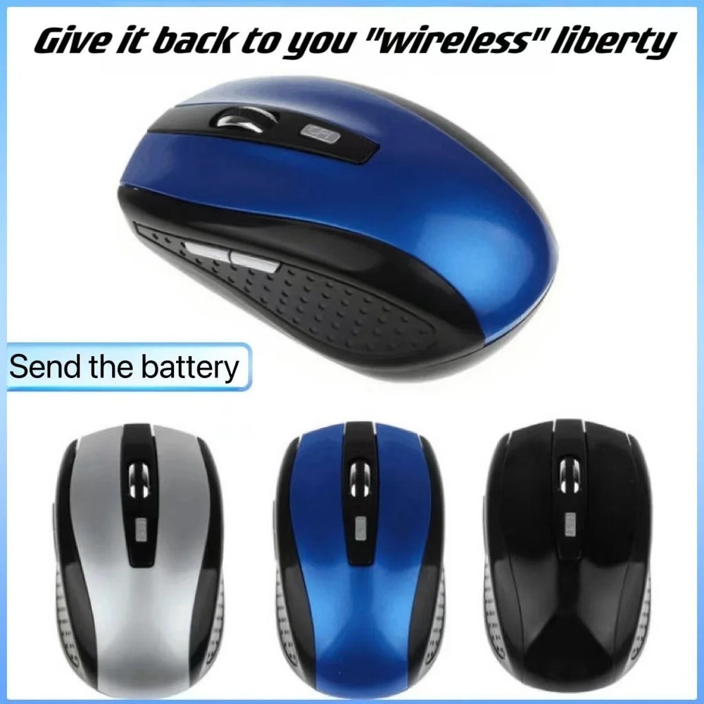 Wireless Optical Mouse Mice 2.4GHz USB Receiver