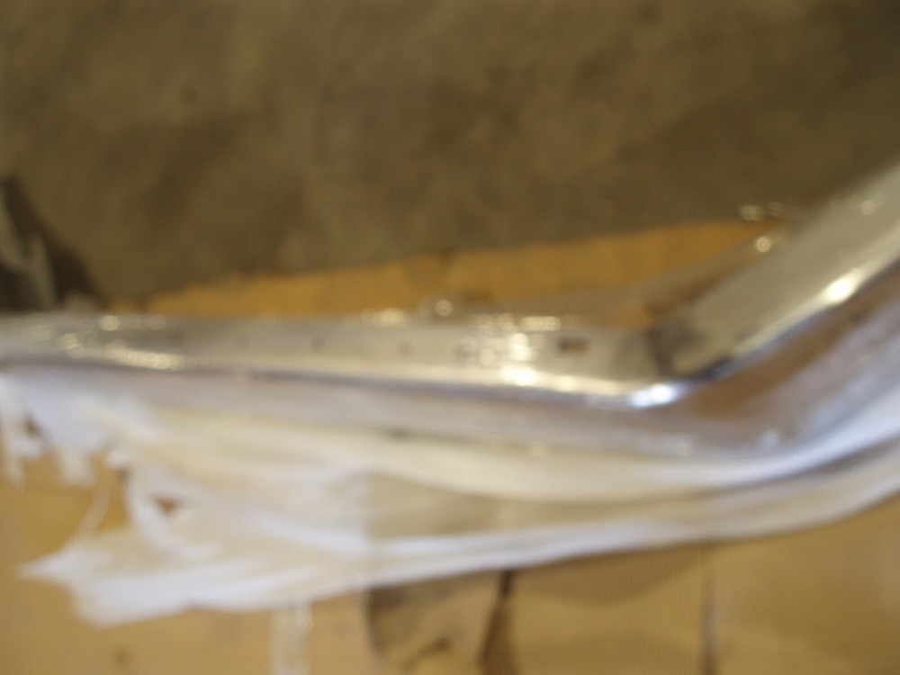 CHROME PLATED SEMI BUMPER 16"