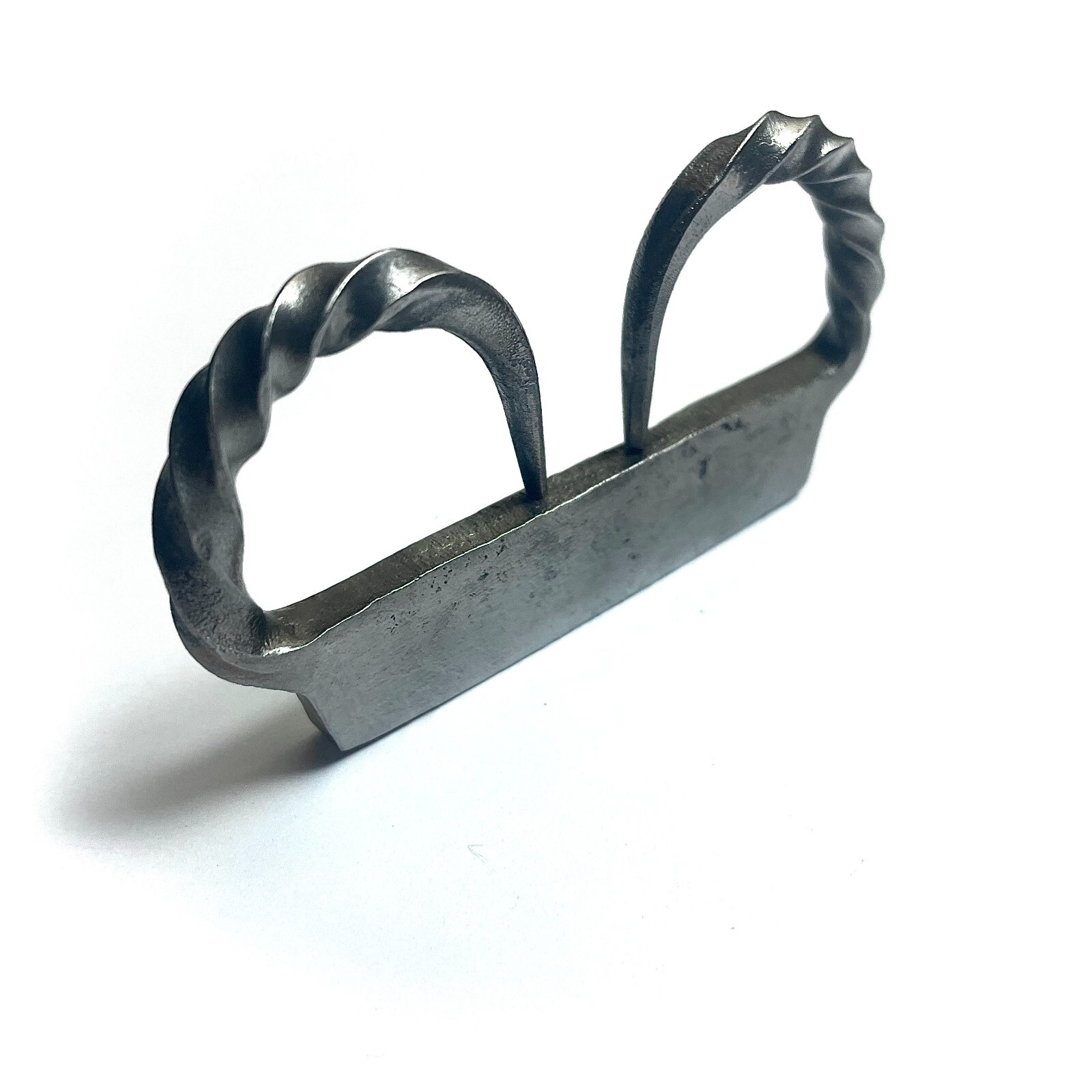 Flint and Steel Fire Starter, Hand forged Carbon Striker, Bushcraft, Camping