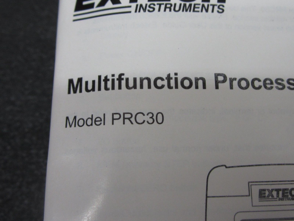 EXTECH PRC 30 NIST MULTIFUNCTION PROCESS CALIBRATOR