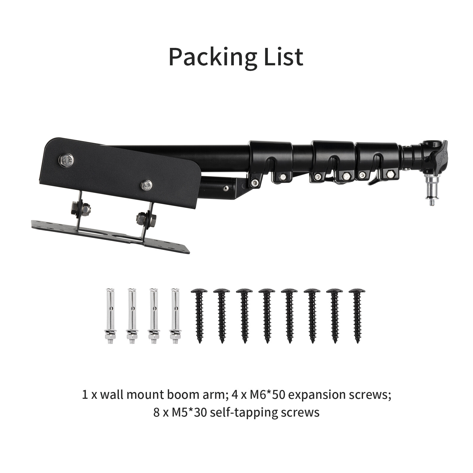 Selens 39" Wall Mounting Boom Arm Triangle For Photography Light Moonlight Video