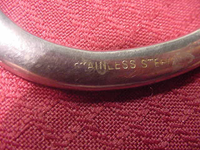 Eldonian Stainless Steel 4.5" Solid Mouth Thick Eggbutt Single Joint Snaffle Bit