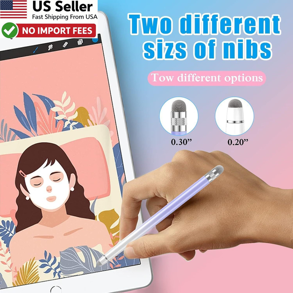 Bopomofo Stylus Pen 2 Pack iPhone iPad Android Surface Touch Screen FROM USA