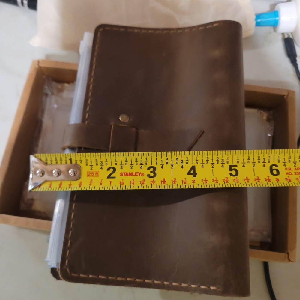 Robrasing Writing notes Notebook sketchbook Diary Notepad leather brown