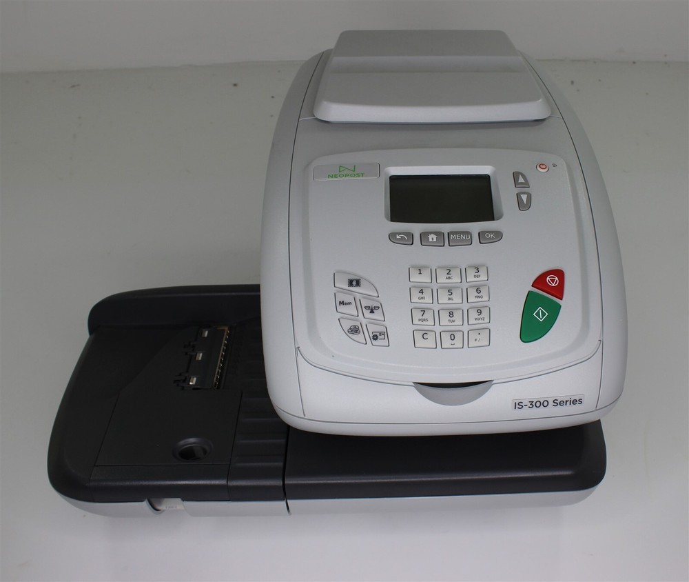 NeoPost IS-300 Series Postage Printer W/ Feed Deck Works