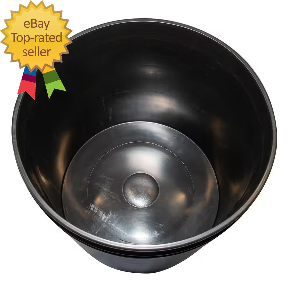 3.5 Gal. Black Pail (10-Pack)