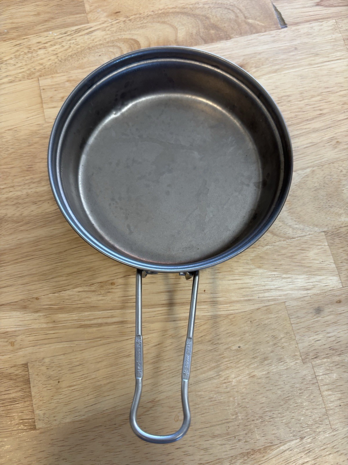 Evernew Titanium Backpacking Pots (2) 1L & 750ml