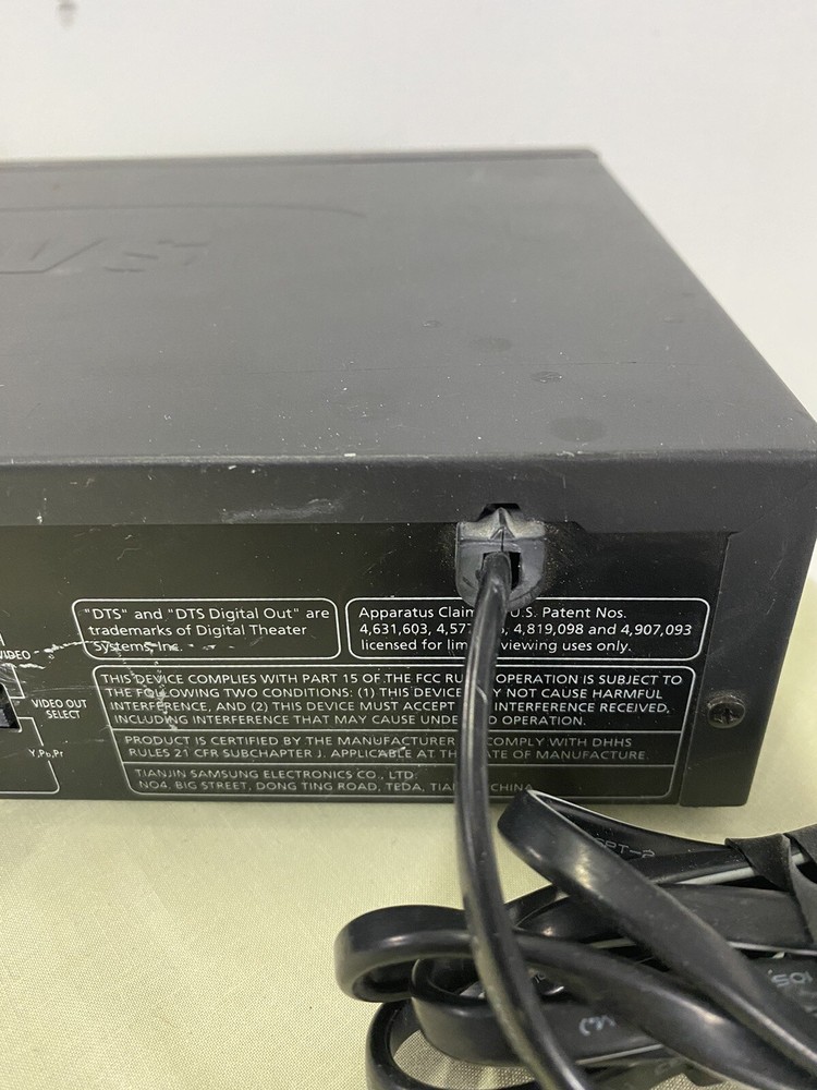 Samsung DVD Player Model No. DVD-M101XAA