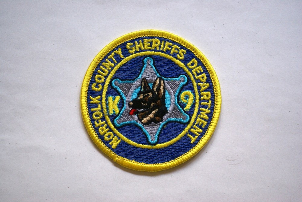 Norfolk County Sheriff's Department K9 patch, Massachusetts