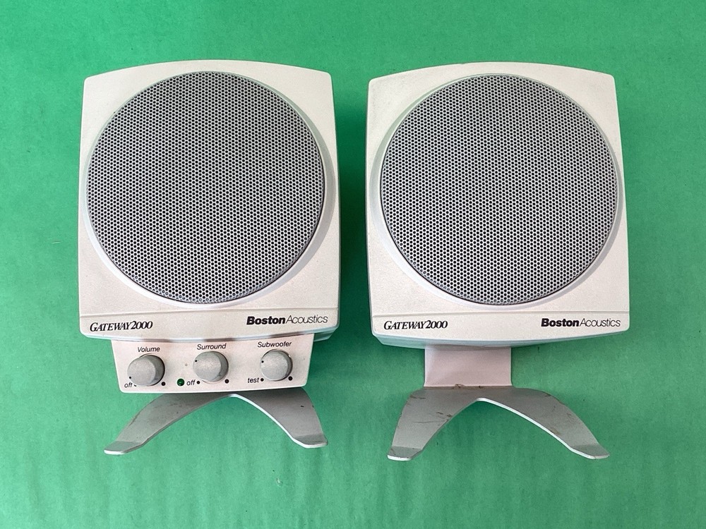 GATEWAY 2000 Boston Acoustics Digital MediaTheater Computer Speakers - UNTESTED