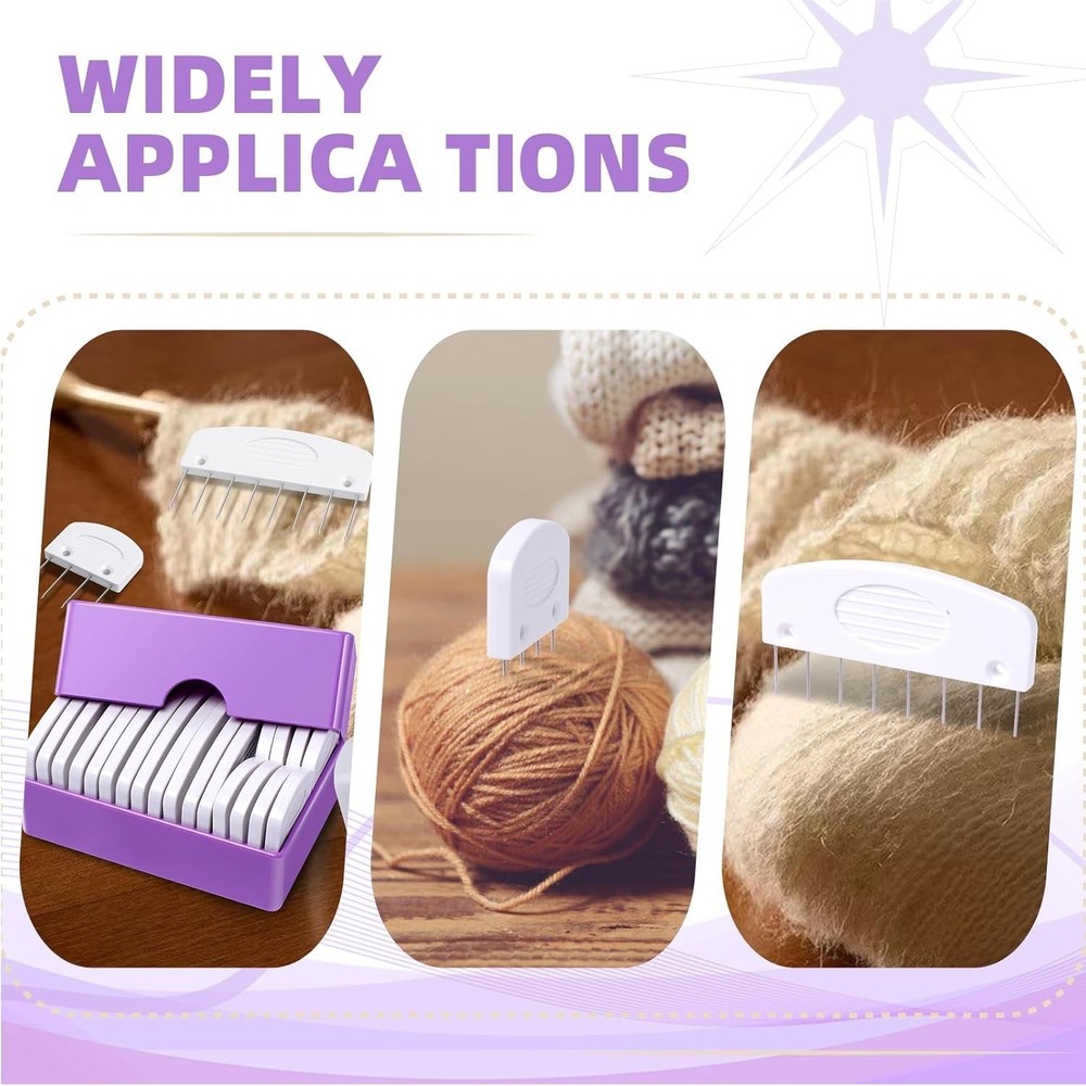 Knit Blocking Pins Kit Crochet Blocking Pins for Knitting Projects 20pcs