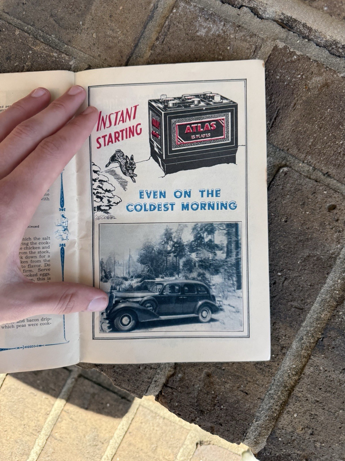 Vintage Esso Advertising Cook Book Gas And Oil 1950s Scranton Pa Advertising Gas