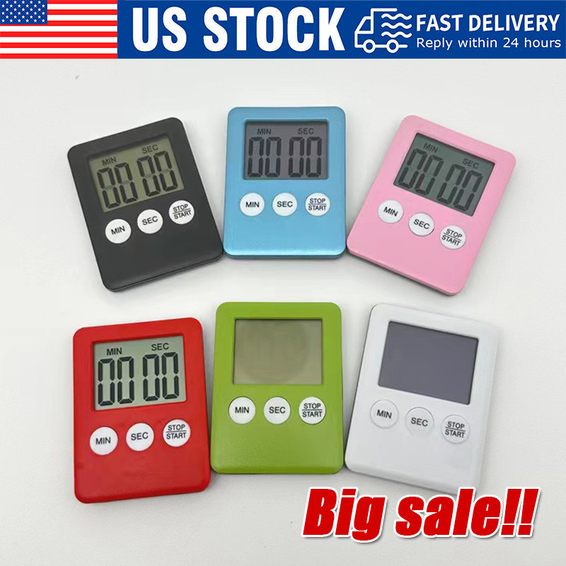 Large LCD Digital Kitchen Cooking Timer Count-Down Up Clock Loud Alarm Magnetic
