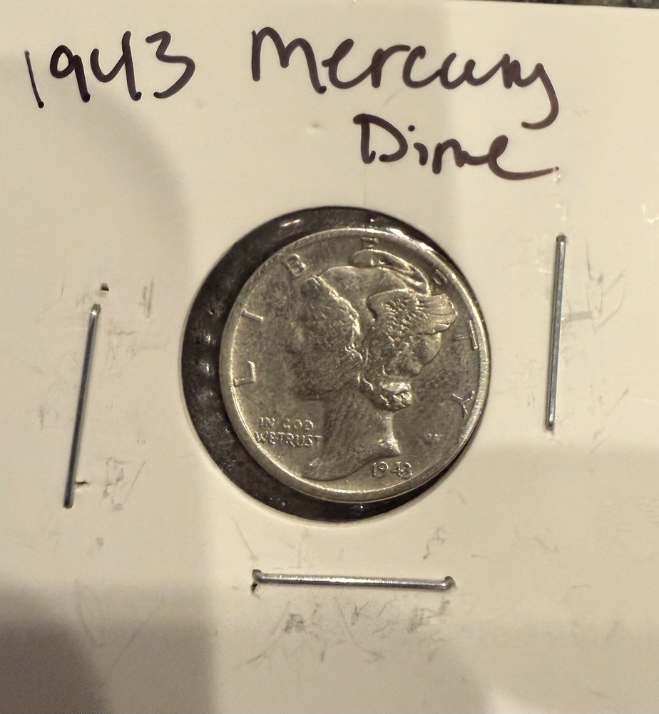 1943 Mercury Dime 10C 90% Silver