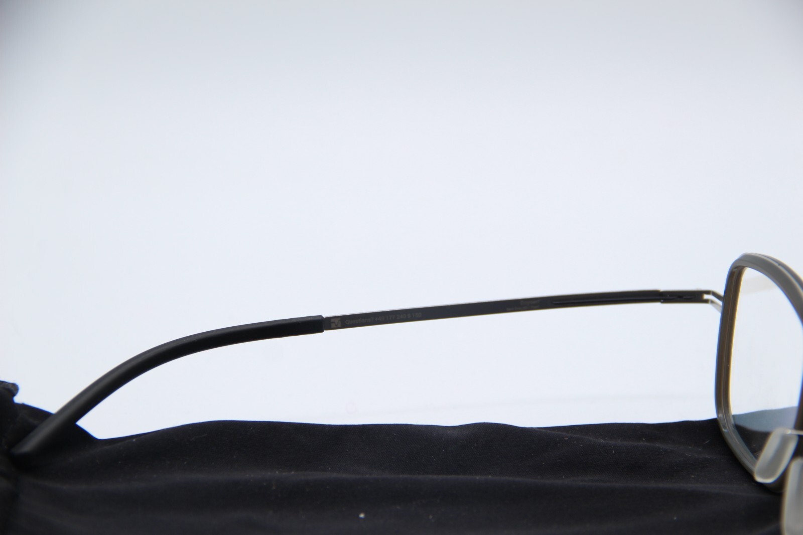 NEW IC! BERLIN DOYOON NEW GRAY PEARL GUNMETAL AUTHENTIC FRAMES EYEGLASSES 42-24