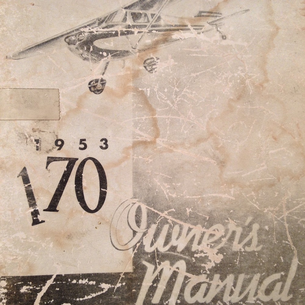 1953 Cessna 170 Owner's Manual