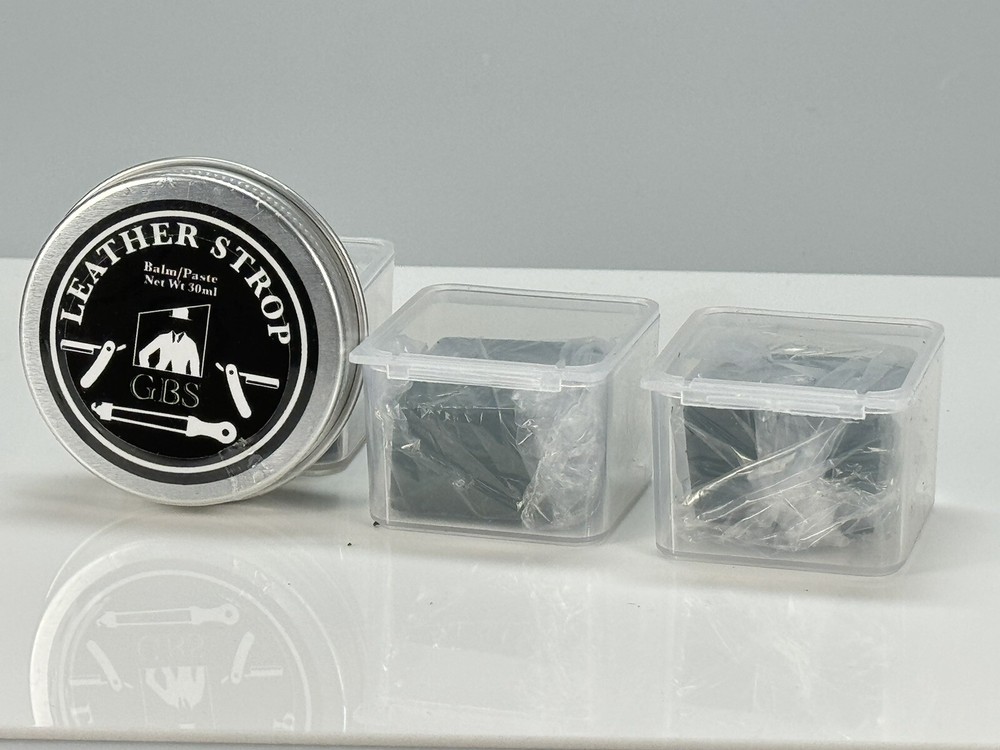 3PC Polish Edge Buffing Compound Leather Strop Balm Paste for Razors knife tools