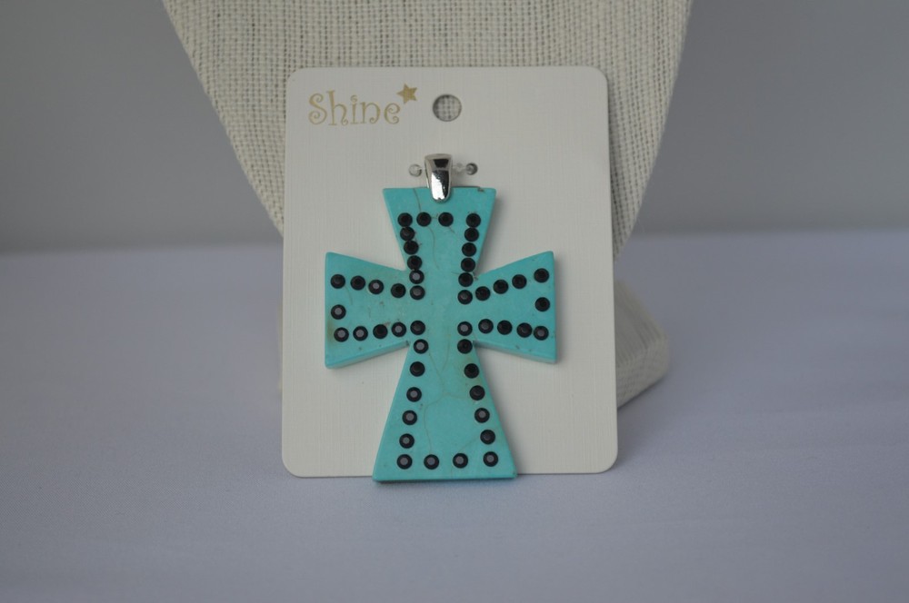 Turquoise Cross Pendants