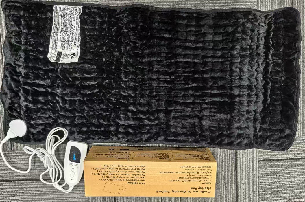 17x33 Inch Extra Large Electric Heating Pad Soft Plush w/ Digital Controller