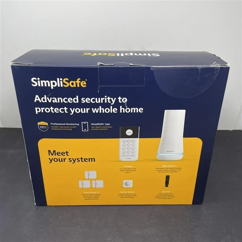 SimpliSafe 7 PIECE Indoor Security System Motion Sensor - White