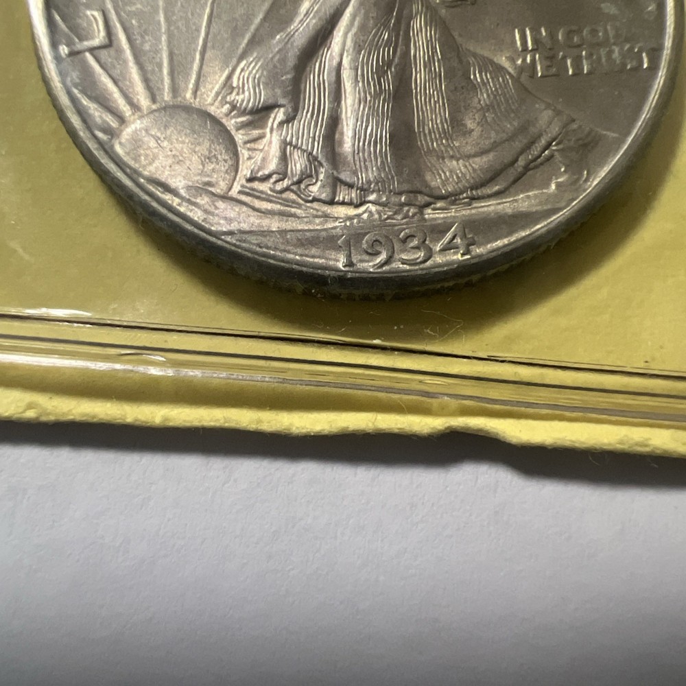 1934-D Walking Liberty Half Silver Dollar. Perfect