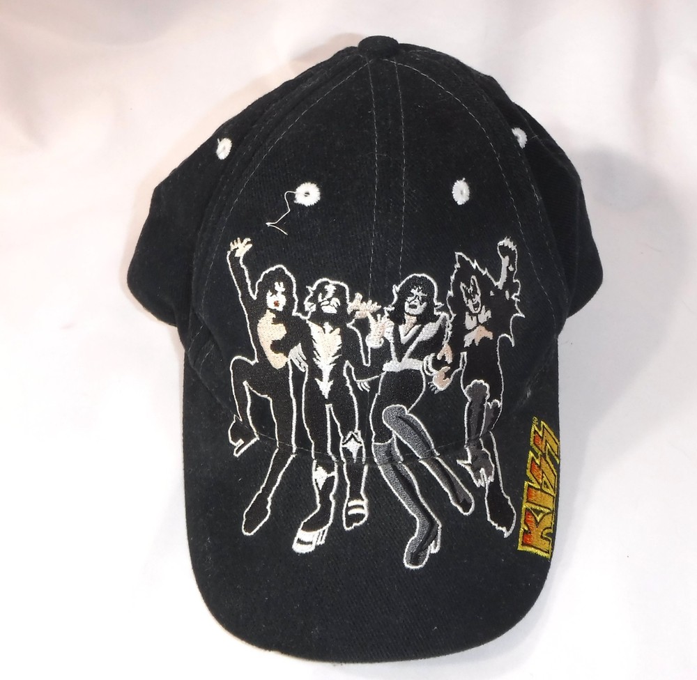 KISS DESTROYER LP Album Baseball HAT CAP 2001 BIO-DOMES Gene Ace Paul Peter