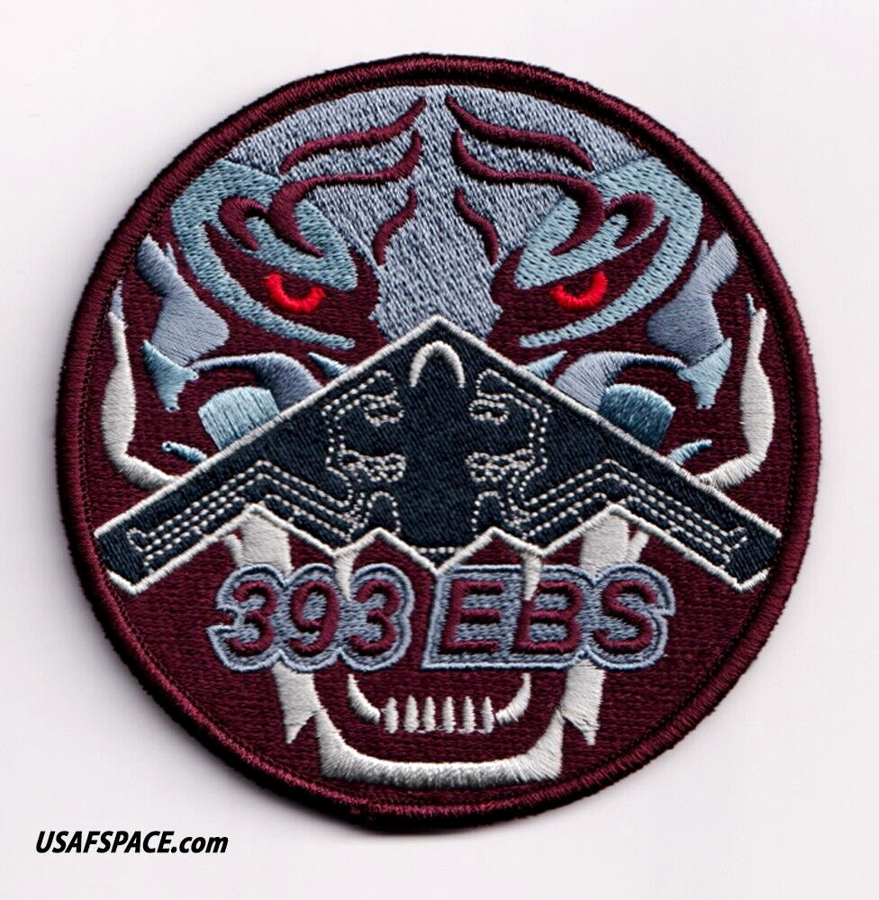 USAF 393rd EXPEDITIONARY BOMB SQ - B-2 STEALTH - TIGER -ORIGINAL DEPLOYED PATCH