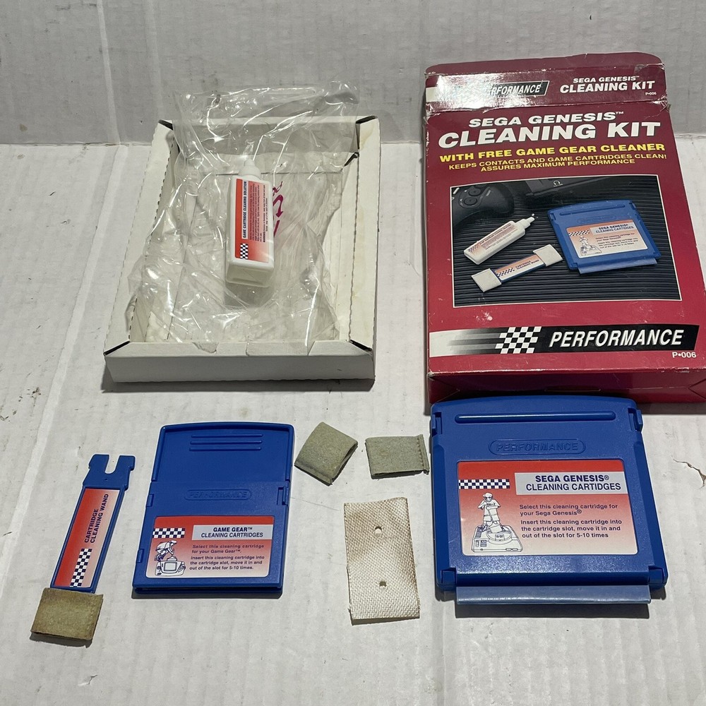 Performance Sega Cleaning Kit CIB Used
