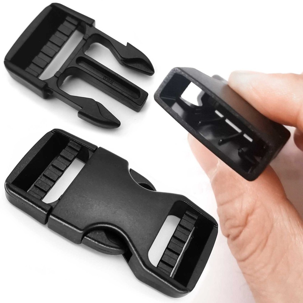 Buckle for 1 inch/25mm Webbing Straps, Quick Side Release Buckles for Backpac...