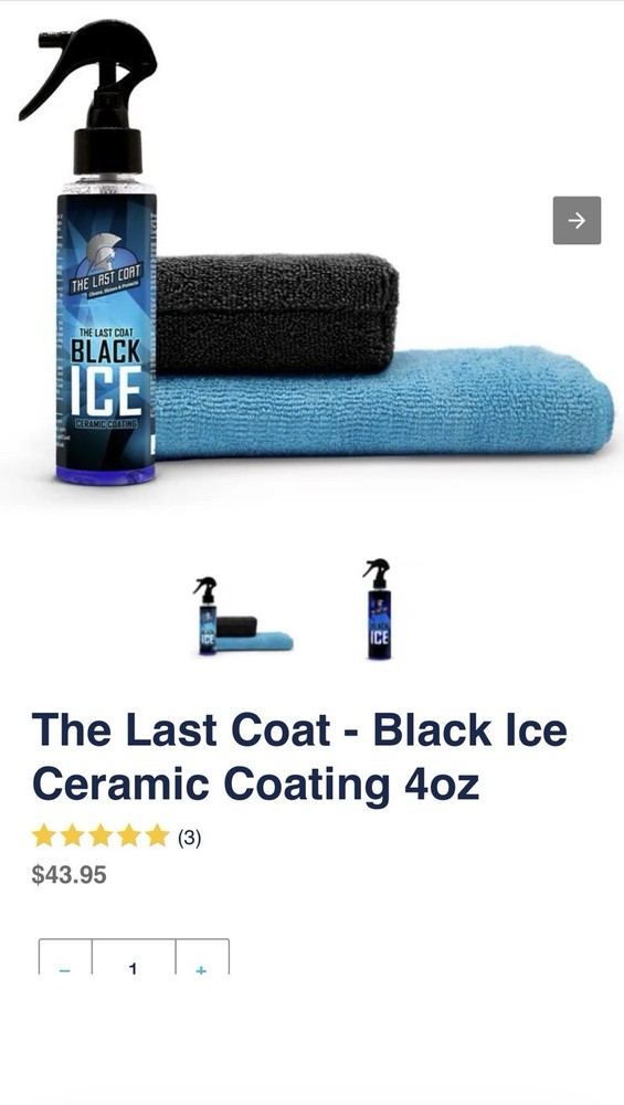 The Last Coat Deep Ice Ceramic Coating Spray