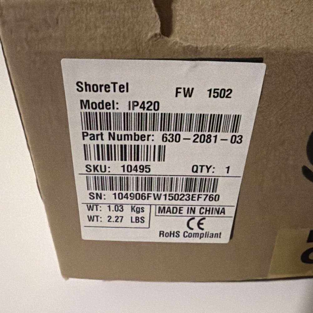 ShoreTel/Mitel IP420 Phone