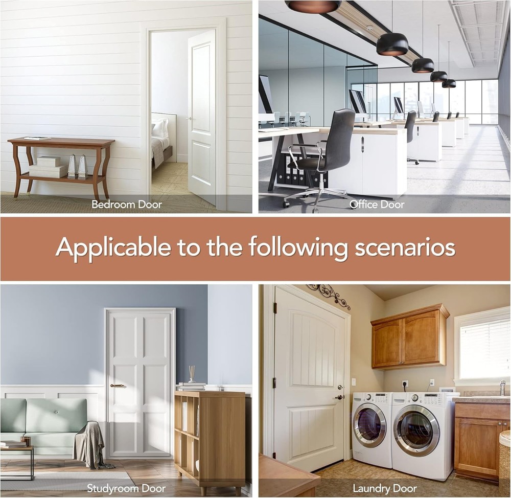 Ravinte 2 Pack Adjustable Door Ball Catch, Silver Closet Door Latch, Solid Brass