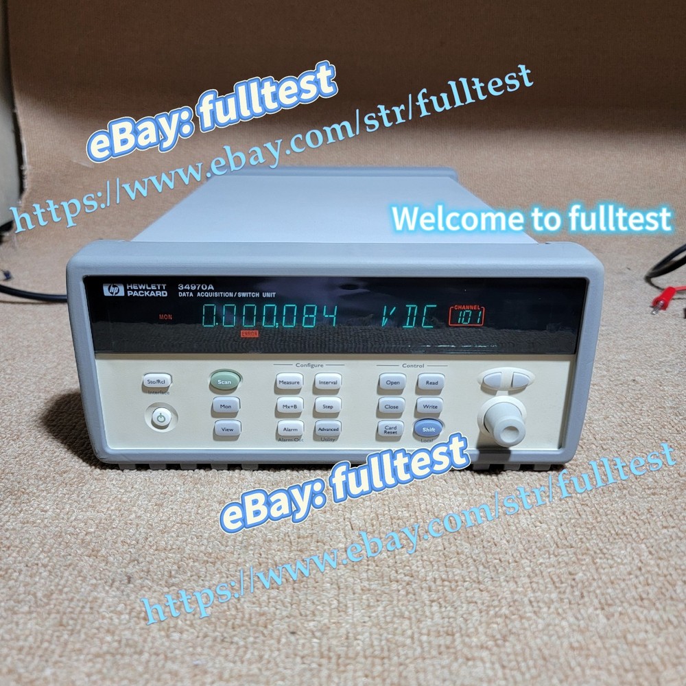 1PCS HP 34970A Data Collector-fulltest