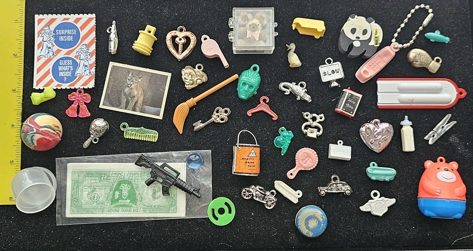 Cracker Jack & Gumball Charms Lot Vtg To Now-40+Pieces