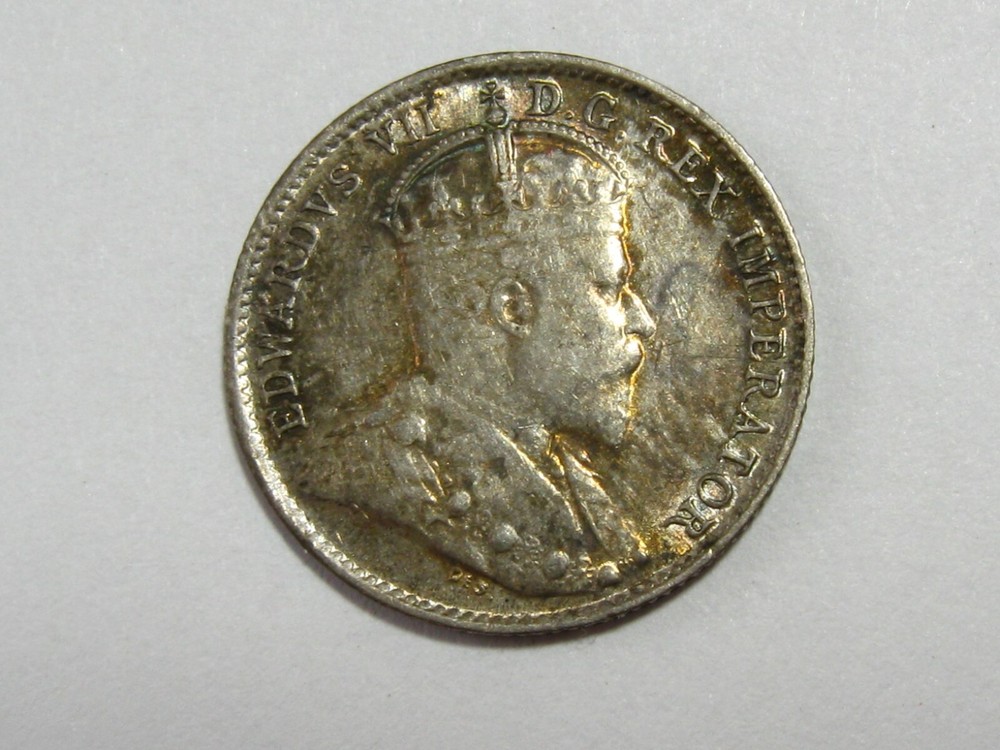About Uncirculated/Unc 1906 Canada 5 Cents - #6357-68