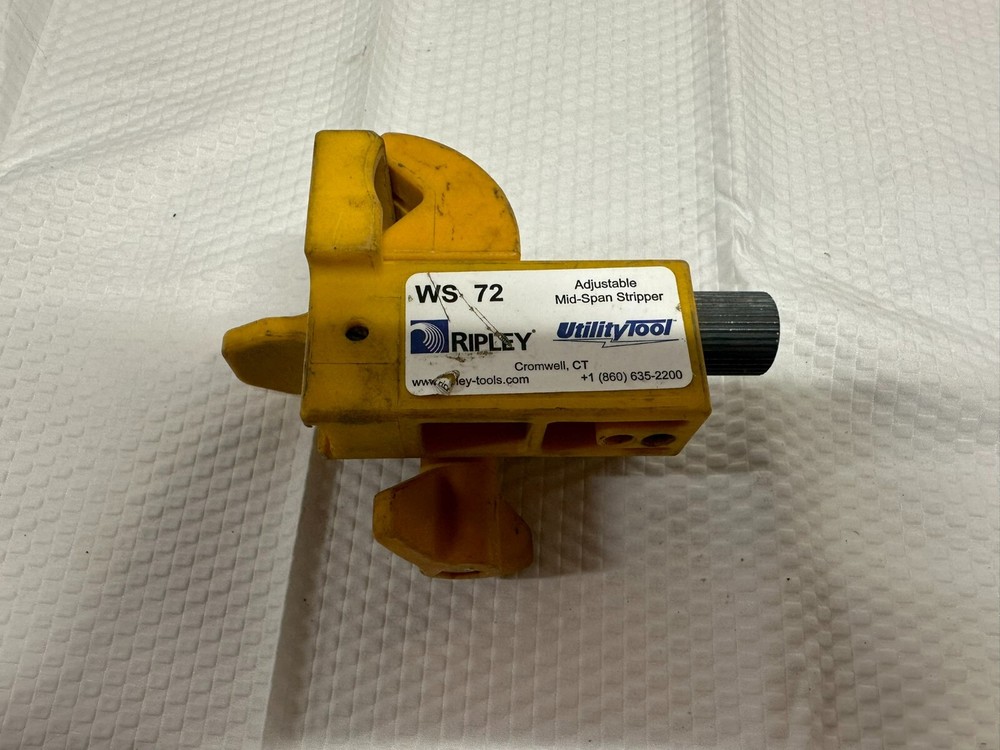 RIPLEY UTILITY TOOL WS72 Adjustable Mid Span Wire / Cable Stripper P/N 42130
