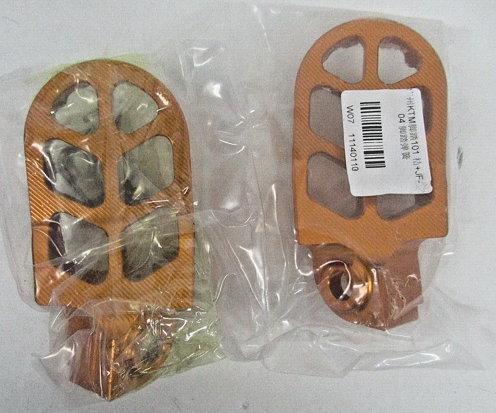 Bicycle Pedals, Orange