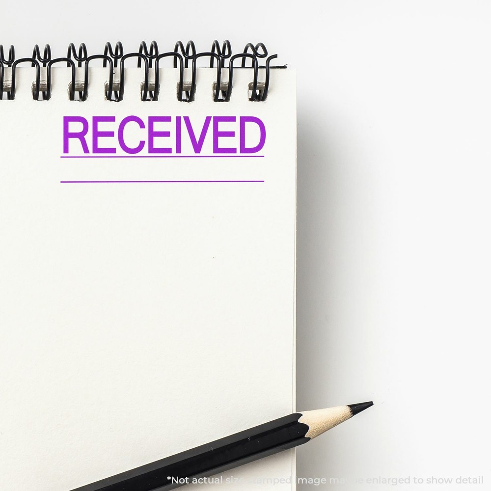 Received Rubber Stamp | Office Stamp with Received Phrase | Regular Stock Stamp