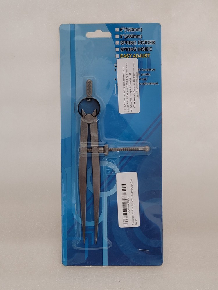 Toolmaker Caliper 6 Inch Spring Divider - NEW