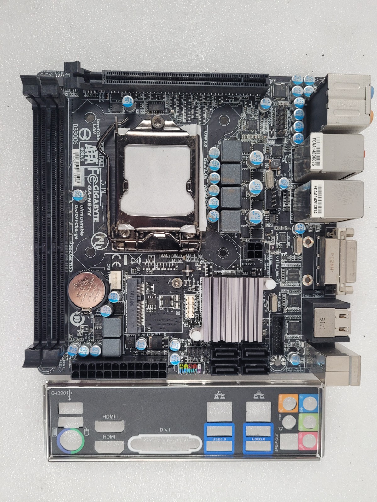 Gigabyte GA-H87N LGA 1151 DDR3 Motherboard w/ IO shield