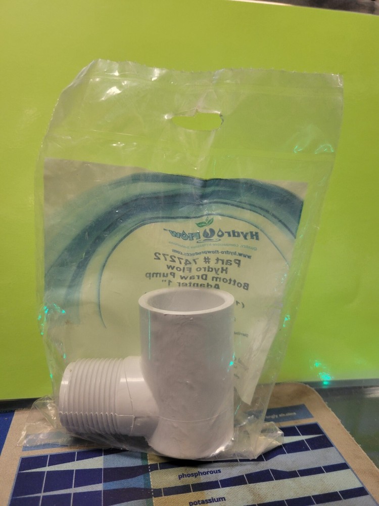 Hydro Flow Bottom Draw Pump Adapter 1 in