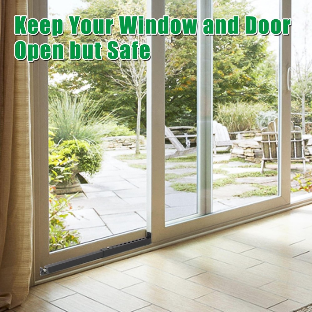 Forestchill Adjustable Window Security Bar, Extends from 17" to 32" Window Lo...