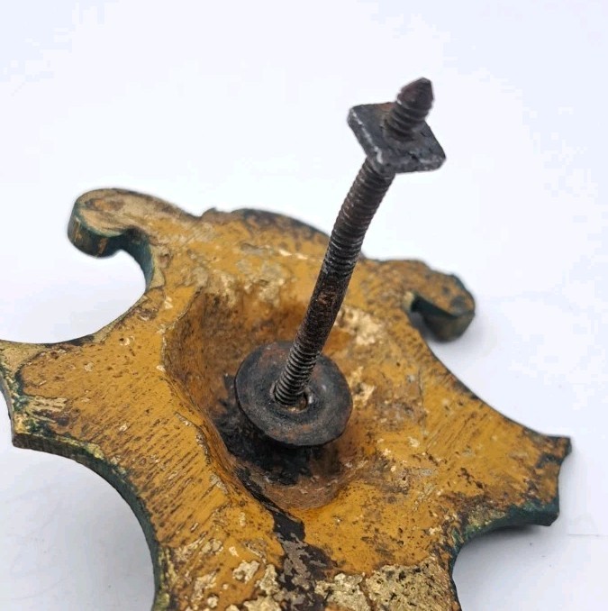 Antique / Vintage Brass Face Furniture Frame Decorative Accents Hardware Decor