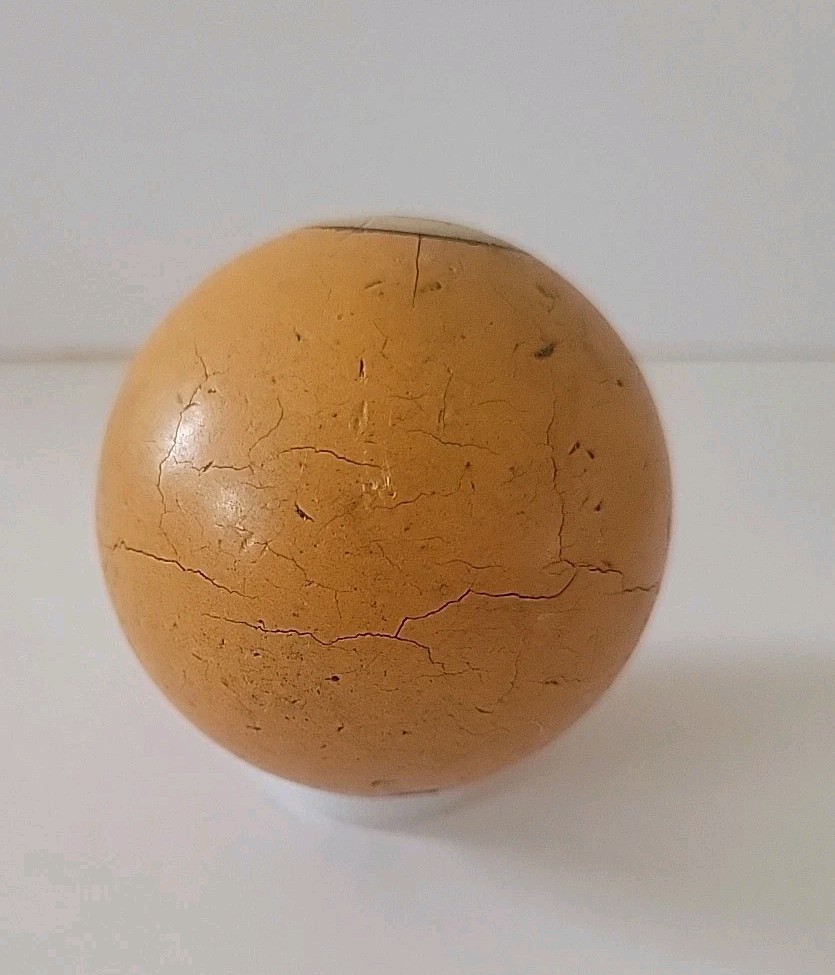 Vintage No. 5 Solid Orange Pool Ball Billiard 2" Replacement (F)