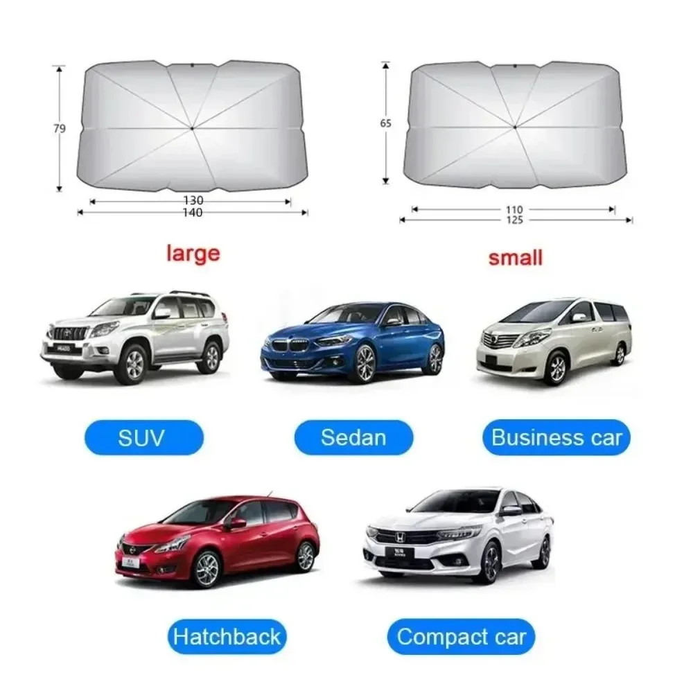 Car Windshield Sunshade Umbrella Auto Sun Protector Foldable Curtain