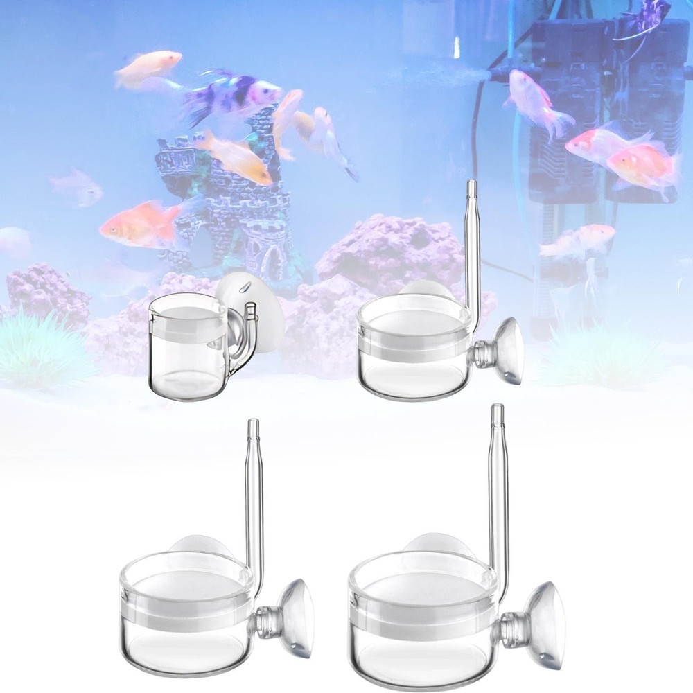 CO2 Diffuser Aquarium Refiner Regulator O2 Pump Silent U Shape Connecting Tube
