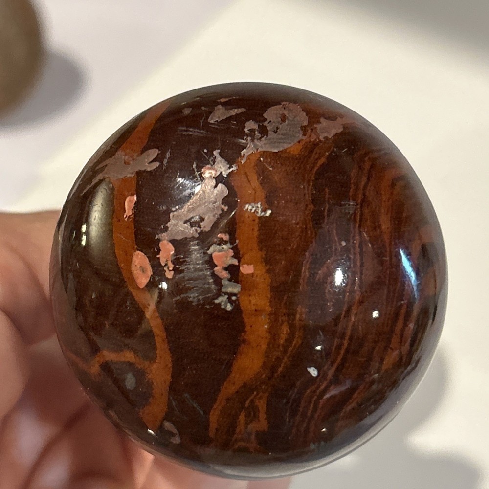Pair Antique Brown Marble Swirl Porcelain Door Knobs + 7 Bonus Knobs **READ