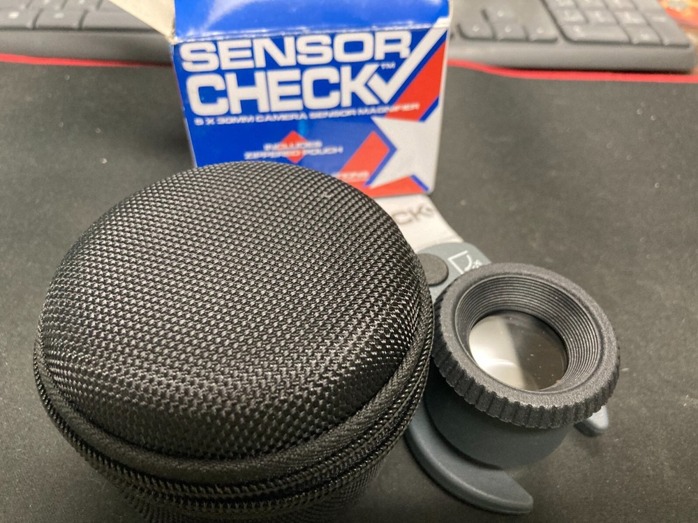 Photographic Solutions Sensor Check in box with paperwork
